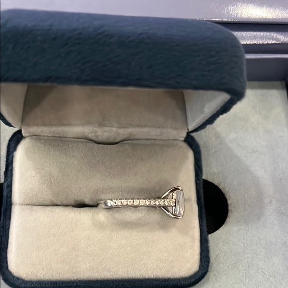 TIANYU GEMS STAMP 925 5CT CIRCON SIZE 5 GRA CERTOF AUTHENTICITY BRAND NEW - Picture 4 of 6